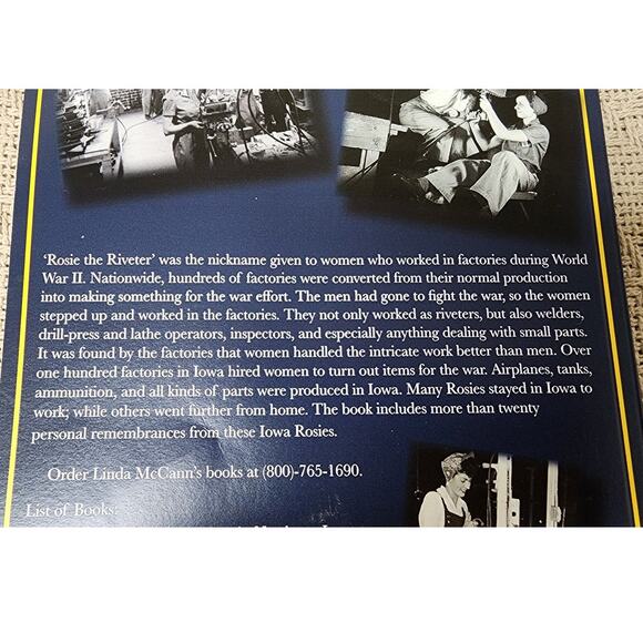 Rosie The Riveters Of Iowa by Linda Betdinger McCann inspiring stories of women - Picture 4 of 4